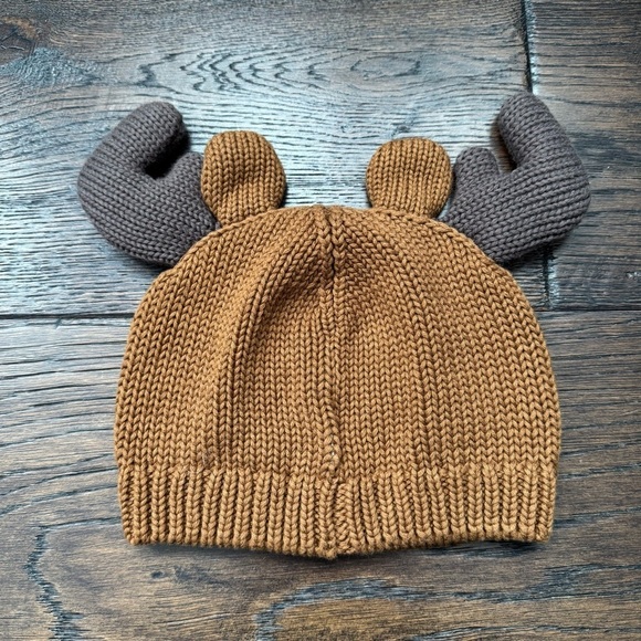 GAP Brown and Tan Kids Reindeer Hat - Picture 2 of 4